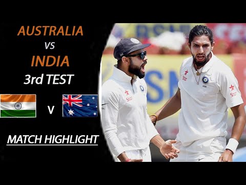 Australia vs India 3rd BGT test match 2017 | Short Highlight | Ranchi Stadium | 4K Ultra HD