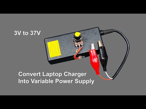 How To Convert Laptop Charger Into Variable Power Supply | RK Electronics Karachi
