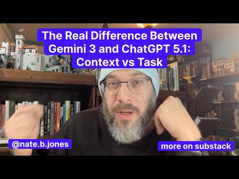 The Real Difference Between Gemini 3 and ChatGPT 5.1—Context vs. Task