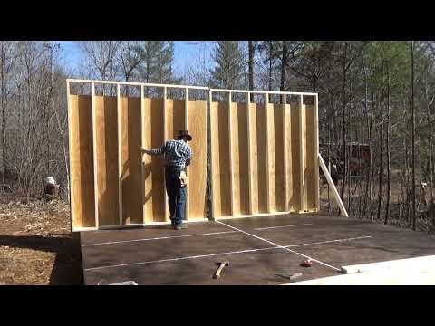 60 Year Old Builds His Own Cabin in The Woods - Full Build