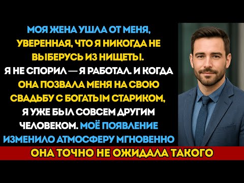 Жена ушла от меня из-за бедности. Выбрала богатого — и пригласила меня на свадьбу. Но мой приход...