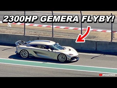 FIRST 2300HP Koenigsegg Gemera On the Track! Flyby & Revving V8 Sound