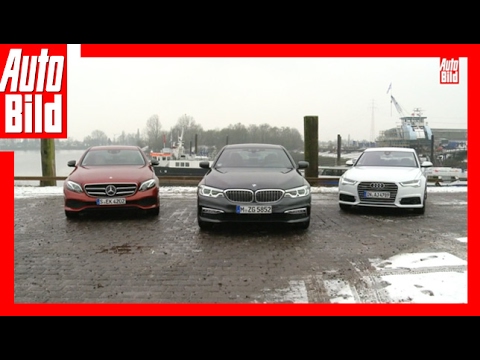 BMW 530d vs Mercedes E 350 d vs Audi A6 (2017) - Der Dienstwagen-Dreikampf - Review/Test