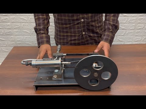 Powerful steam engine build. Homemade steam engine.