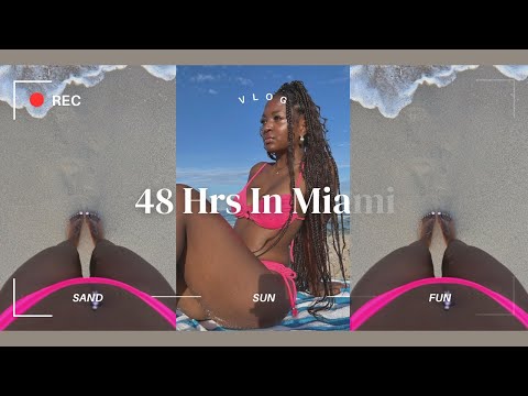 MINI VLOG | 48 Hrs In Miami | Beach, Jungle island, and more beach!!