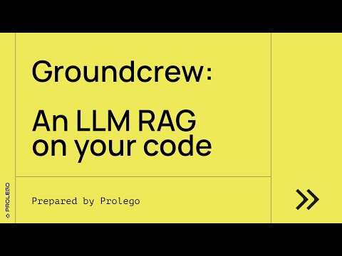 Groundcrew: build an LLM RAG on your code
