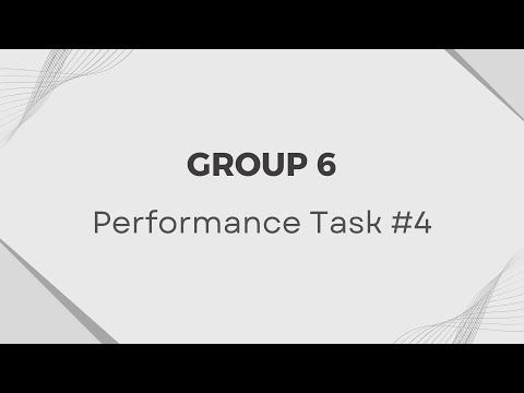 “Performance Task #4”