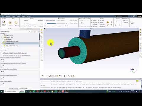 Creating high quality mesh of heat exchanger in Fluent meshing using advanced features