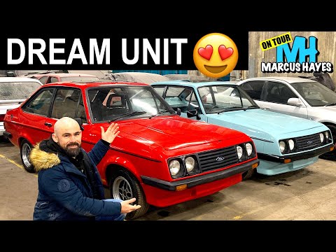 Is a Vauxhall Chevette better than a Mk2 Escort??? 🤔  HUUUUGE unit full of classic Fords!! . . . .