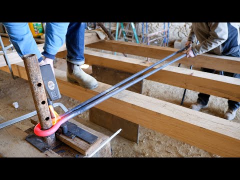 Forge Bending a 1” Steel Tow Bar | by a ‘Carpenter’