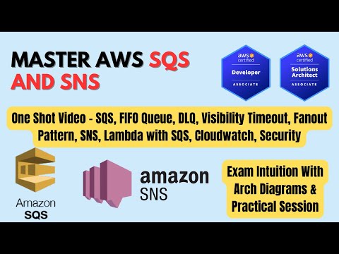 SQS & SNS on AWS | One Shot Prep | All Concepts | Hands On | #aws #awstutorial #exampreparation