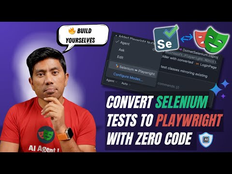 ONE Prompt to Convert ENTIRE Selenium Test Suite to Playwright | Build This AI Agent Yourself!