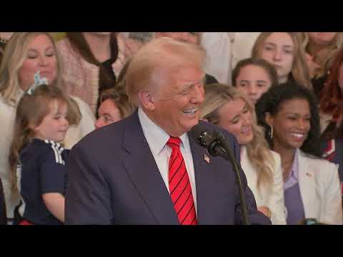 RAW: President Trump signs No Men in Women's Sports Executive Order
