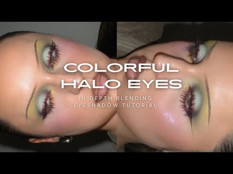 COLORFUL HALO EYE | In Depth Blending Makeup Tutorial | Devin Elena