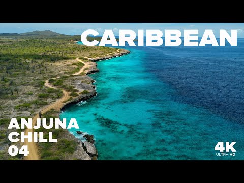 Anjuna Chill 04 | 1 Hour of Caribbean Ocean Colors | Ambient Cinematic Relaxation for TV