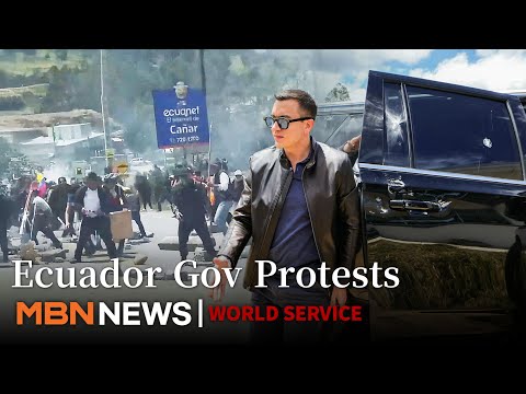 Ecuador Protests Turn Violent: President’s Vehicle Attacked, Bullet Traces Found