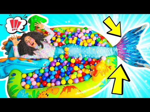 Die Lustigen Prinzessinnen - lustiges Video für Kinder | Magisches Schloss. Die Meerjungfrau.