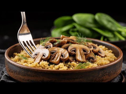 Mushrooms with quinoa are better than meat! Incredibly delicious – everyone will want more!