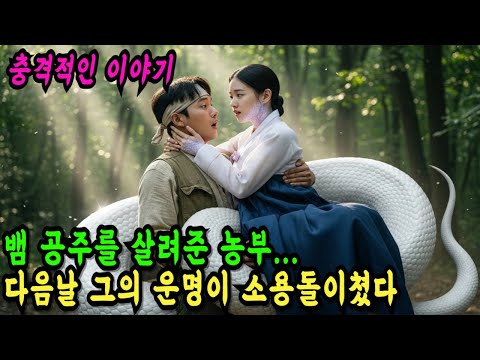 뱀 공주를 살려준 농부 다음날 그의 운명이 소용돌이쳤다