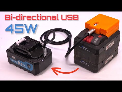 Upgrade Makita Replica Battery to 6Ah using EVE 30P Cell's and add 45W USB Type-C Feature