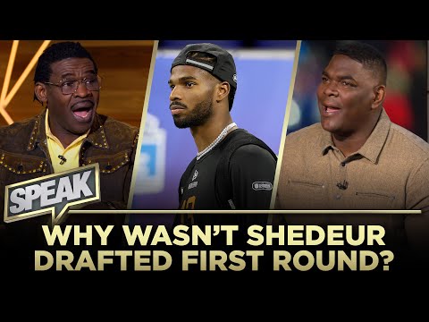 Why did Shedeur Sanders go undrafted in round 1? Is Jaxson Dart right pick for Giants? | SPEAK