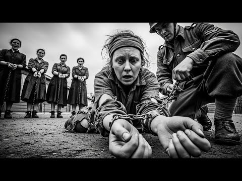When a British Soldier Removed a German Woman POW's Chains — The Whole Camp Fell Silent