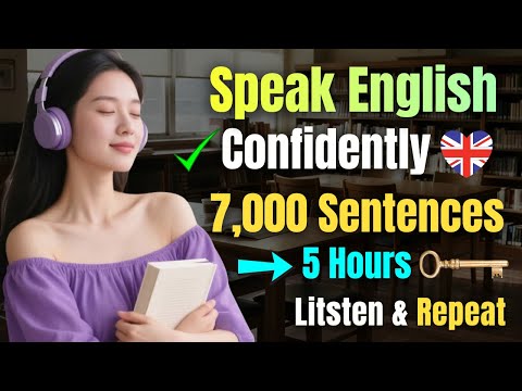 7,000 Powerful English Sentences to Boost Speaking Confidence | 5 Hours Listen & Repeat