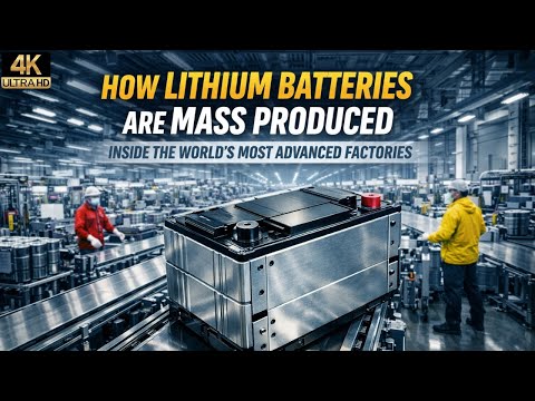 🔋 How Lithium Batteries Are Mass-Produced – Inside the World’s Most Advanced Battery Factories