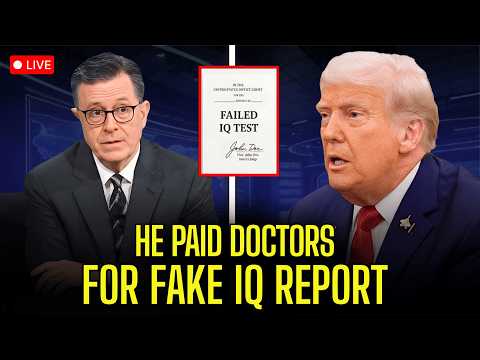 Trump Brags About His Brain — Stephen Colbert’s Reality Check Freezes the Studio