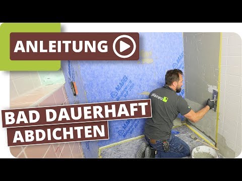 Dusche dauerhaft abdichten -  Wasserdichte Wände