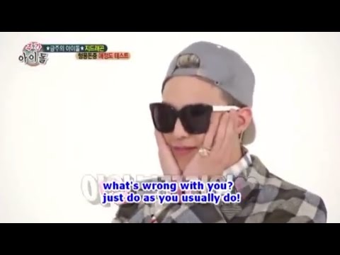 Gdragon Weekly Idol (full video) {ENGSUB}