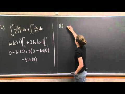 Integration Practice I | MIT 18.01SC Single Variable Calculus, Fall 2010