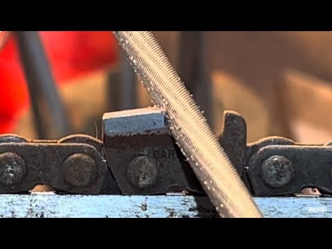 Best Chainsaw Sharpening Video yet ! Get the Gullet.