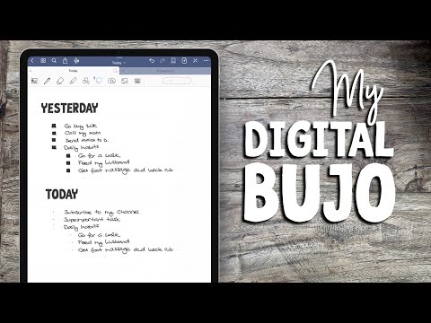 How to use an iPad as a DIGITAL Bullet Journal (with Goodnotes)