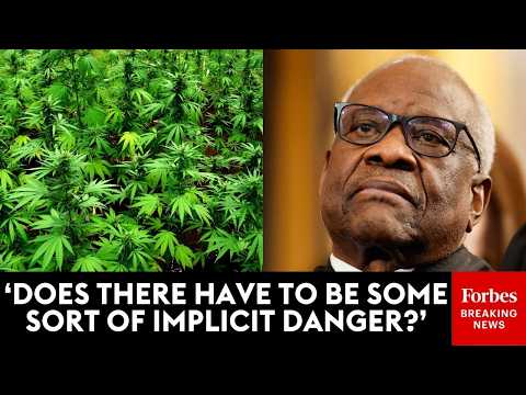 Clarence Thomas Calls Out Attorney For Relying On 'Illegality' Of Marijuana In Gun Purchase Case