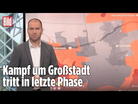 Ukraine droht Kessel-Schlacht um Pokrowsk | BILD-Lagezentrum