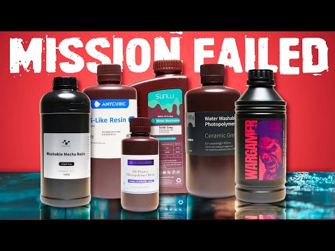 The hunt for GREAT water washable resin (Part 1)