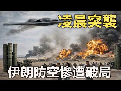 伊朗防空慘遭破局!B-2深夜精准炸毀導彈基地,粉碎伊朗防空神话