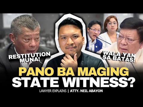 State Witness, ANO at PANO mag-Qualify? | Sen. MARCOLETA v. SoJ REMULLA #LawyerExplains #AttorNEIL