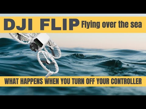 DJI Flip What happens when you turn off DJI RC2 over the sea? #djiflip #shaunthedrone