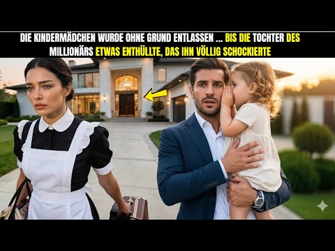 Das Kindermädchen wurde ohne Grund entlassen … bis die Tochter des Millionärs etwas enthüllte, das..