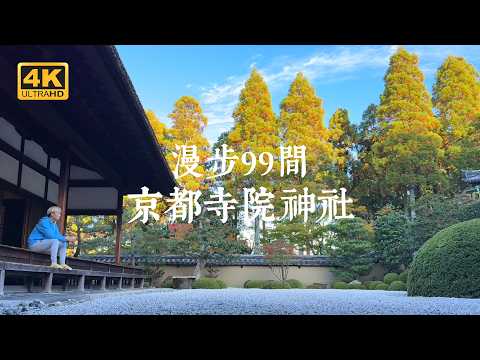 【Kyoto Solo Trip】 No Narration, No Distractions! Immerse Yourself in 99 Temples and Shrines of Kyoto