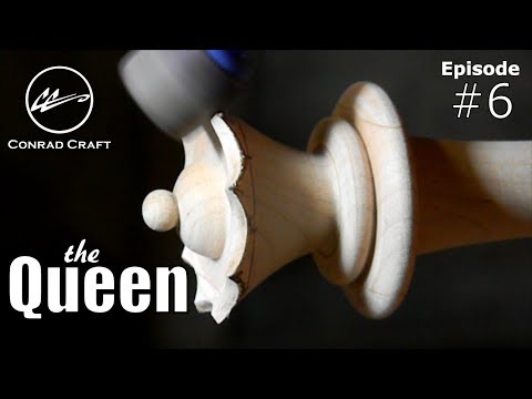 THE QUEEN : Making a Giant Chess Set  episode 6 . Conrad Craft. QUEEN SACRIFICE!!! DOUBLE EXCLAM!!