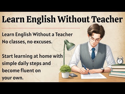 How to Learn English Without Teacher | Improve Your English Fluency ✅️ | Graded Reader 🔥 | ESL