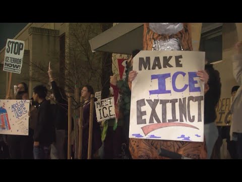 'As a U.S. citizen, I'm scared,' say ICE protestors in Downtown Fresno