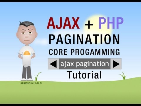Ajax Pagination Tutorial PHP MySQL Database Results Paged With JavaScript