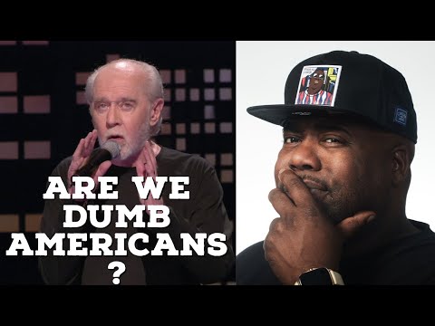 First Time Seeing | George Carlin - Dumb Americans Reaction
