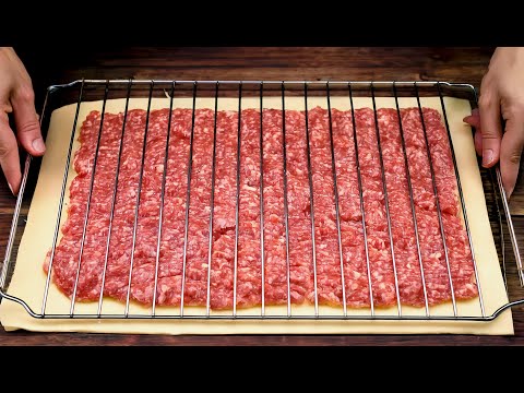 Do you have puff pastry and minced meat? Nobody will guess how they prepared it!