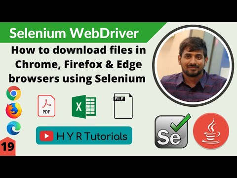 How to download files in Chrome, Firefox & Edge browsers using Selenium WebDriver?