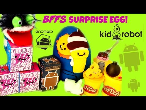 BFFs Surprise Egg Blind Box Opening Android DC Comics Figural Keychain Angry Birds